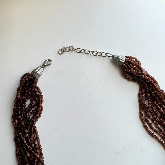 Beaded Retro Necklace Statement Piece - Picture 3 of 3